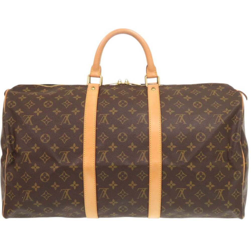 LOUIS VUITTON Brown Monogram Keepall 50 Boston Bag - Picture 2 of 10